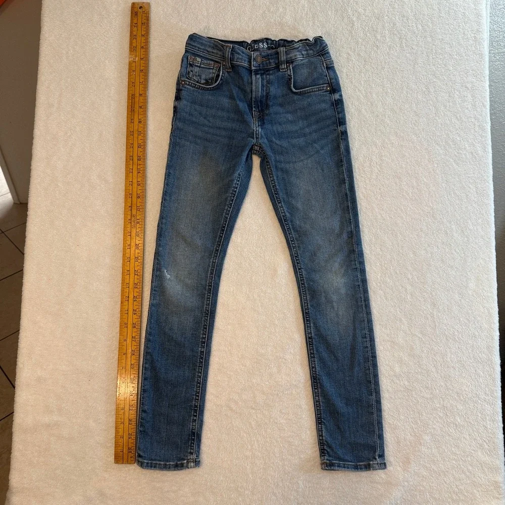 Guess Eco Skinny Fit Jeans Medium Wash Blue Denim Size 10